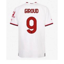 AC Milan Olivier Giroud #9 Uit tenue Mensen 2022-23 Korte Mouw