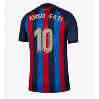 Barcelona Ansu Fati #10 Thuis tenue Mensen 2022-23 Korte Mouw