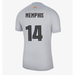 Barcelona Memphis Depay #14 Derde tenue Mensen 2022-23 Korte Mouw