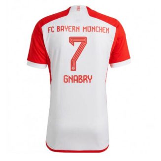 Bayern Munich Serge Gnabry #7 Thuis tenue Mensen 2023-24 Korte Mouw