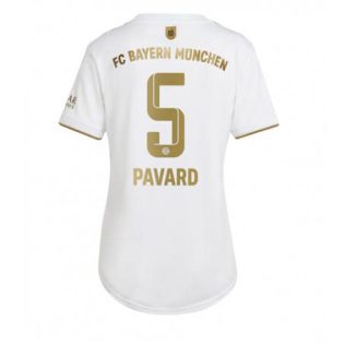 Dames Bayern Munich Benjamin Pavard #5 Uit tenue 2022-23 Korte Mouw