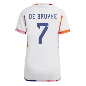 Dames België Kevin De Bruyne #7 Uit tenue WK 2022 Korte Mouw