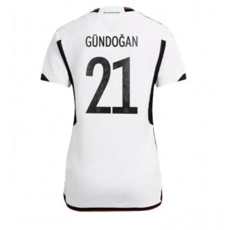 Dames Duitsland Ilkay Gundogan #21 Thuis tenue WK 2022 Korte Mouw