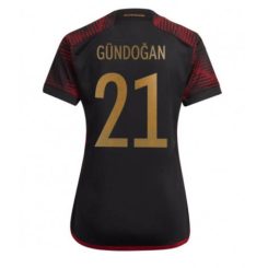 Dames Duitsland Ilkay Gundogan #21 Uit tenue WK 2022 Korte Mouw