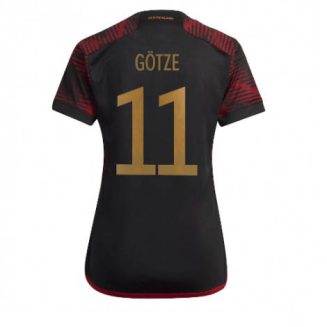 Dames Duitsland Mario Gotze #11 Uit tenue WK 2022 Korte Mouw