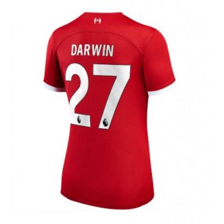 Dames Liverpool Darwin Nunez #27 Thuis tenue 2023-24 Korte Mouw