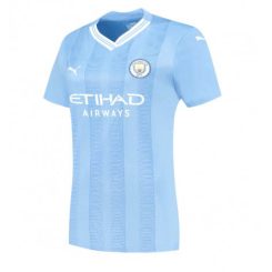 Dames Manchester City Kevin De Bruyne #17 Thuis tenue 2023-24 Korte Mouw-1