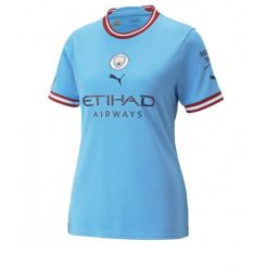 Dames Manchester City Ruben Dias #3 Thuis tenue 2022-23 Korte Mouw-1