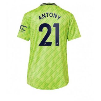 Dames Manchester United Antony #21 Derde tenue 2022-23 Korte Mouw