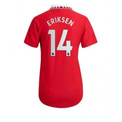 Dames Manchester United Christian Eriksen #14 Thuis tenue 2022-23 Korte Mouw