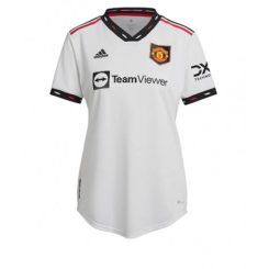 Dames Manchester United Luke Shaw #23 Uit tenue 2022-23 Korte Mouw-1