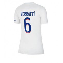 Dames Paris Saint-Germain Marco Verratti #6 Derde tenue 2022-23 Korte Mouw