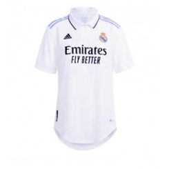 Dames Real Madrid David Alaba #4 Thuis tenue 2022-23 Korte Mouw-1