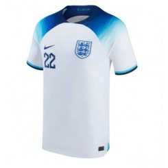 Engeland Jude Bellingham #22 Thuis tenue WK 2022 Mensen Korte Mouw-1