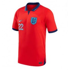 Engeland Jude Bellingham #22 Uit tenue WK 2022 Mensen Korte Mouw-1