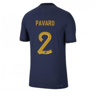 Frankrijk Benjamin Pavard #2 Thuis tenue Mensen WK 2022 Korte Mouw