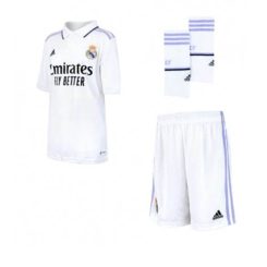 Kids Real Madrid Luka Modric #10 Thuis tenue 2022-23 Korte Mouw (+ Korte broeken)-1