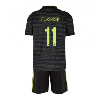 Kids Real Madrid Marco Asensio #11 Derde tenue 2022-23 Korte Mouw (+ Korte broeken)