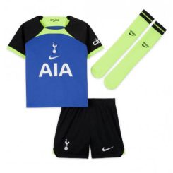 Kids Tottenham Hotspur Harry Kane #10 Uit tenue 2022-23 Korte Mouw (+ Korte broeken)-1