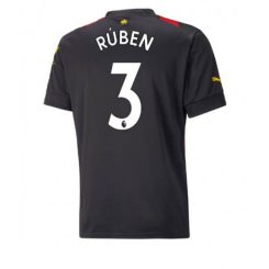 Manchester City Ruben Dias #3 Uit tenue Mensen 2022-23 Korte Mouw