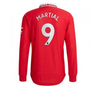 Manchester United Anthony Martial #9 Thuis tenue Mensen 2022-23 Lange Mouw