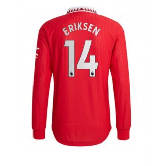 Manchester United Christian Eriksen #14 Thuis tenue Mensen 2022-23 Lange Mouw