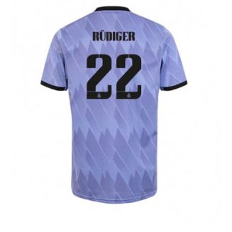 Real Madrid Antonio Rudiger #22 Uit tenue Mensen 2022-23 Korte Mouw