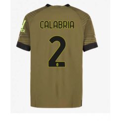 AC Milan Davide Calabria #2 Derde tenue Mensen 2022-23 Korte Mouw