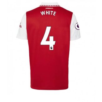 Arsenal Ben White #4 Thuis tenue Mensen 2022-23 Korte Mouw