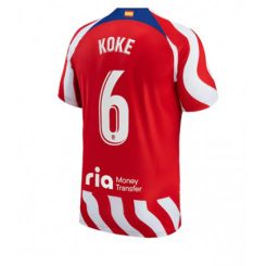 Atletico Madrid Koke #6 Thuis tenue Mensen 2022-23 Korte Mouw