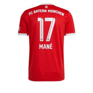 Bayern Munich Sadio Mane #17 Thuis tenue Mensen 2022-23 Korte Mouw