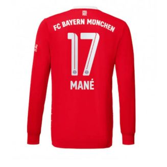 Bayern Munich Sadio Mane #17 Thuis tenue Mensen 2022-23 Lange Mouw