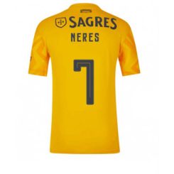 Benfica David Neres #7 Uit tenue Mensen 2022-23 Korte Mouw