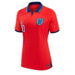 Dames Engeland Raheem Sterling #10 Uit tenue WK 2022 Korte Mouw-1