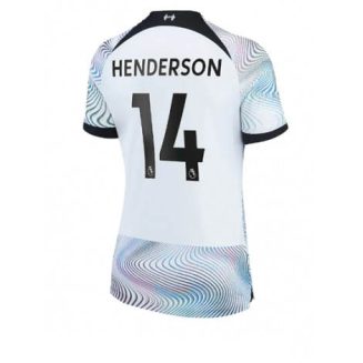 Dames Liverpool Jordan Henderson #14 Uit tenue 2022-23 Korte Mouw