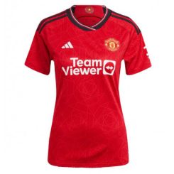 Dames Manchester United Marcus Rashford #10 Thuis tenue 2023-24 Korte Mouw-1