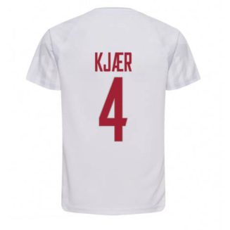 Denemarken Simon Kjaer #4 Uit tenue Mensen WK 2022 Korte Mouw