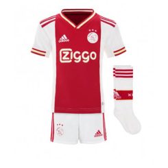 Kids Ajax Steven Bergwijn #7 Thuis tenue 2022-23 Korte Mouw (+ Korte broeken)-1