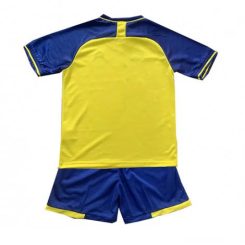 Kids Al-Nassr Thuis tenue 2023-24 Korte Mouw (+ Korte broeken)-1