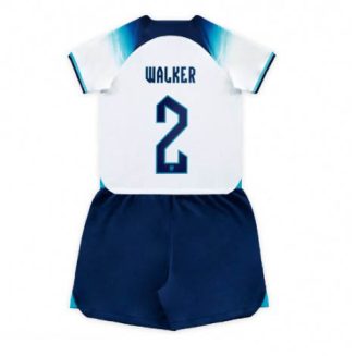 Kids Engeland Kyle Walker #2 Thuis tenue WK 2022 Korte Mouw (+ Korte broeken)