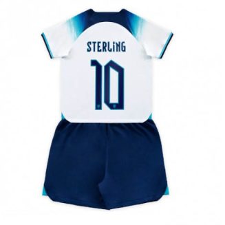 Kids Engeland Raheem Sterling #10 Thuis tenue WK 2022 Korte Mouw (+ Korte broeken)