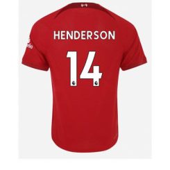 Liverpool Jordan Henderson #14 Thuis tenue Mensen 2022-23 Korte Mouw