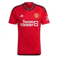 Manchester United Marcus Rashford #10 Thuis tenue Mensen 2023-24 Korte Mouw-1