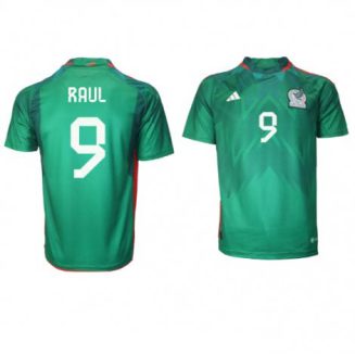 Mexico Raul Jimenez #9 Thuis tenue Mensen WK 2022 Korte Mouw