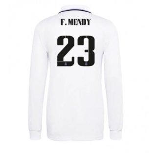 Real Madrid Ferland Mendy #23 Thuis tenue Mensen 2022-23 Lange Mouw