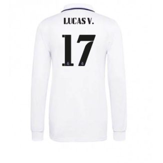 Real Madrid Lucas Vazquez #17 Thuis tenue Mensen 2022-23 Lange Mouw