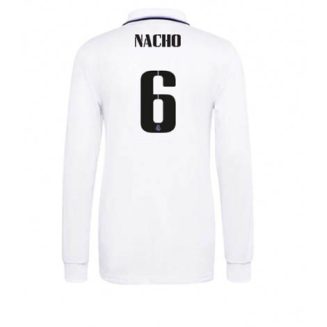 Real Madrid Nacho #6 Thuis tenue Mensen 2022-23 Lange Mouw