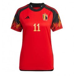 Dames België Yannick Carrasco #11 Thuis tenue WK 2022 Korte Mouw-1