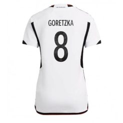 Dames Duitsland Leon Goretzka #8 Thuis tenue WK 2022 Korte Mouw