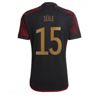 Duitsland Niklas Sule #15 Uit tenue Mensen WK 2022 Korte Mouw